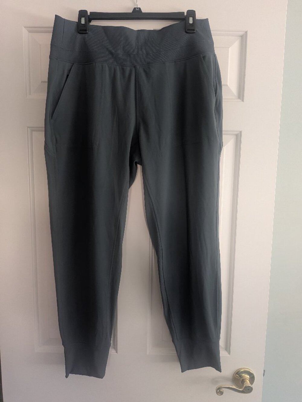 Athleta  High Rise Jogger  - Size Large -Medium Blue/Green Sea foam - Pre-own